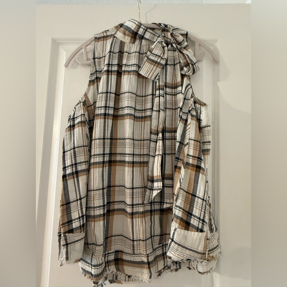 Anthropologie Plaid Women Top